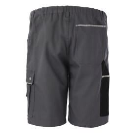 Arbeitshosen Arbeitsshorts PLANAM Arbeitsshorts Canvas 320, grau-schwarz, kurze Arbeitshose