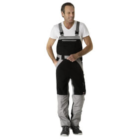 Arbeitshosen Latzhosen PLANAM Latzhose Plaline, schwarz-zink,