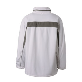 Arbeitsjacken Fleecejacken PLANAM Fleecejacke Plaline, weiß-zink,