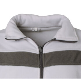 Arbeitsjacken Fleecejacken PLANAM Fleecejacke Plaline, weiß-zink,