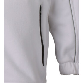 Arbeitsjacken Fleecejacken PLANAM Fleecejacke Plaline, weiß-zink,