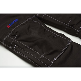 Berufsbekleidung Funktionsbekleidung PLANAM Winterhose Basalt, schwarz, höheres Rückenteil (Nierenschutz),