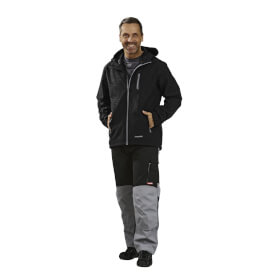 Berufsbekleidung Funktionsbekleidung PLANAM Softshell-Jacke Cube, schwarz, winddicht,