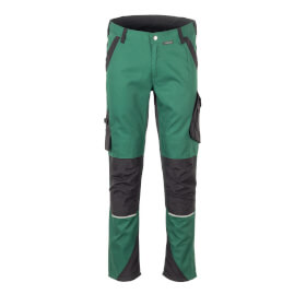 Planam Bundhose Norit grün - schwarz aus hochwertigem Stretchgewebe für optimale Bewegungsfreiheit