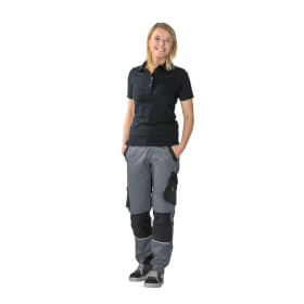 Planam Bundhose Norit grau-schwarz Arbeitshose aus elastischem Gewebe speziell fr Damen