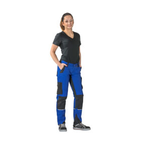 Planam Bundhose Norit blau-schwarz Arbeitshose aus elastischem Gewebe speziell für Damen
