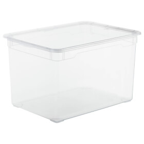 rothopro Clearbox Aufbewahrungsbox mit Deckel Fassungsvermgen: 46, 0 l
