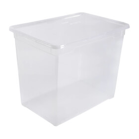 rothopro Clearbox Aufbewahrungsbox mit Deckel Fassungsvermgen: 70, 0 l