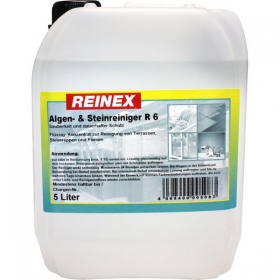 Reinex Algen - Frei & Steinreiniger R6 Konzentrat zur Reinigung von Terrassen, Steintreppen und Fliesen