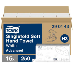 Tork 290143 weiche Zickzack - Handtcher Advanced Advanced 2 - lagig fr Spendersystem H3