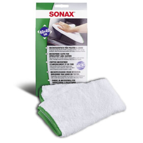 sonax Microfasertuch fr Polster & Leder flauschiges Microfasertuch zur Reinigung von Polster - , Textil - und Lederoberflc