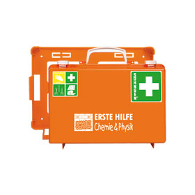 Erste - Hilfe - Koffer SHNGEN Kinder Verbandkasten Chemie & Physik, SN - CD orange