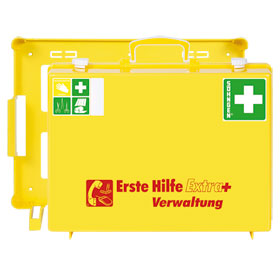 Erste - Hilfe - Koffer SÖHNGEN EXTRA + Verwaltung MT - CD gelb, DIN 13157 inkl. Erweiterungen, 