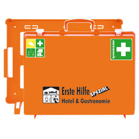 Erste - Hilfe - Koffer SHNGEN Spezialausfhrung mit Zusatzbefllung fr Hotel und Gastro, 