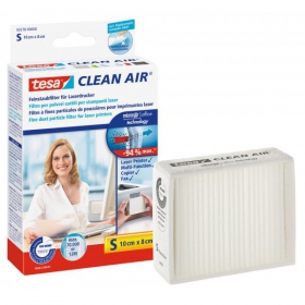 tesa Clean Air Feinstaubfilter S fr Laserdrucker, Fax - und Kopiergerte aus Natur - Vliesstoff