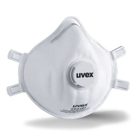 uvex Atemschutzmaske silv - Air c 2310 FFP3 Einwegmaske mit Ausatemventil Schutzstufe FFP3 D
