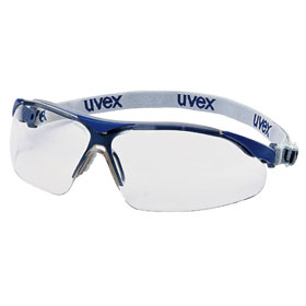uvex Schutzbrille i - vo gute Kombination aus Schutz und Komfort, mit Kopfband