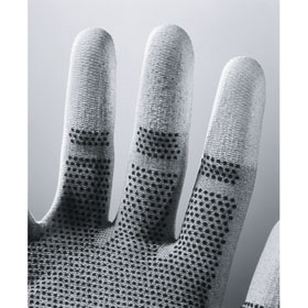 uvex Arbeitshandschuhe 60556 unipur carbon ESD antistatische Handschuhe mit Mikronoppen auf der Handinnenfläche