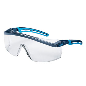 uvex Schutzbrille astrospec 2.0 blau, hellblau individuelle Anpassung der Bgel und gutes Augenklima durch Belftungssystem