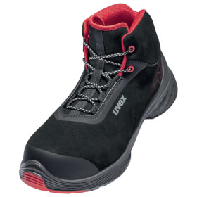 uvex 1 G2 Sicherheitsschnrstiefel 68392 S3 SRC rot schwarz vereint sehr weiche Dmpfung und hohe Energierckgabe