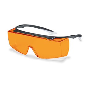 uvex Schutzbrille super f OTG Schutzbrille / berbrille mit Antihaft - Eigenschaften