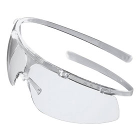 uvex Schutzbrille super g farblos, grau extrem leichte scharnierlose Bgelbrille