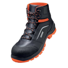 uvex 2 xenova Sicherheitsschnrstiefel 95072 S3 SRC rot leichter und moderner Glattlederstiefel mit PU verstrkter Lederberkappe