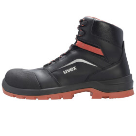 uvex 2 xenova Sicherheitsschnrstiefel 95072 S3 SRC rot leichter und moderner Glattlederstiefel mit PU verstrkter Lederberkappe