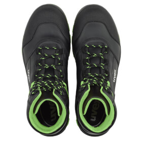 uvex 2 xenova Sicherheitsschnrstiefel 95662 S3 SRC grn leichter und moderner Glattlederstiefel mit PU verstrkter Lederberkappe