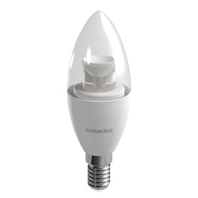 LED - Leuchtmittel DURACELL Candle LED C18 clear