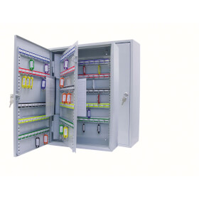 Schlüsselschrank, Schlüsselschrank aus Stahlblech, kompakt und flach, 