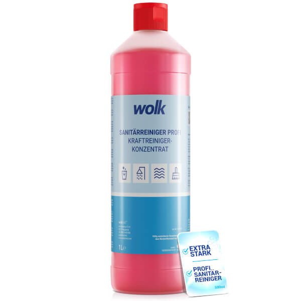 wolk Sanitärreiniger Profi Kraftreiniger - Konzentrat auf Basis von Amidosulfon - und Zitronensäure