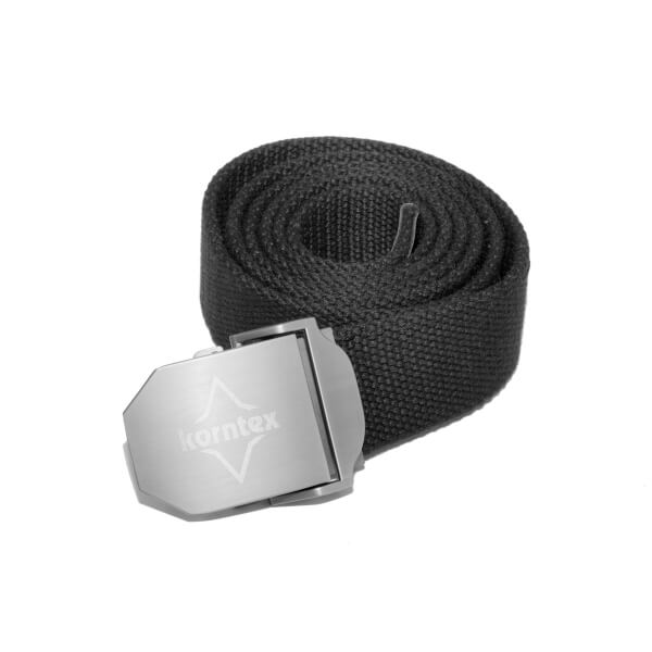 Korntex Workwear Gürtel Zurich mit Logo nach Wunsch flexible Einheitsgröße durch Kürzung des Gürtels