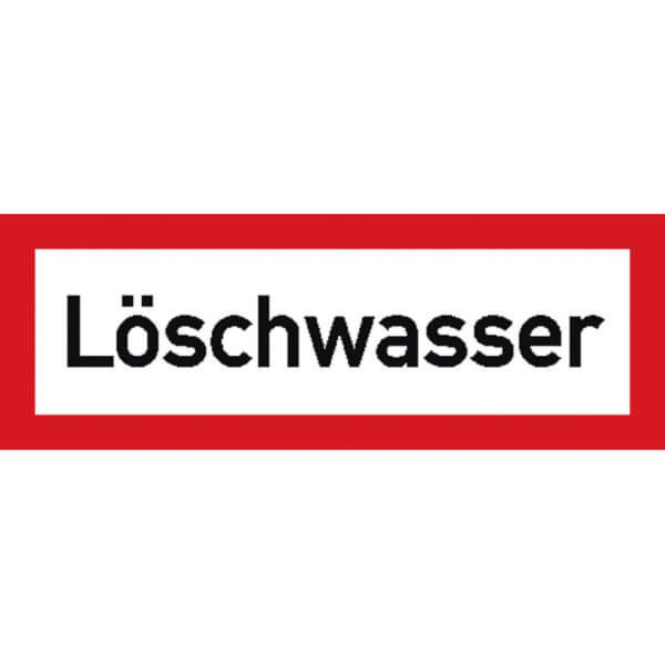 Hinweisschild für die Feuerwehr Löschwasser direkt beim Hersteller kaufen
