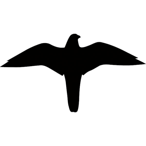 Glastüren Aufkleber GARDIGO® Vogelschutz Aufkleber - 5 Stück I