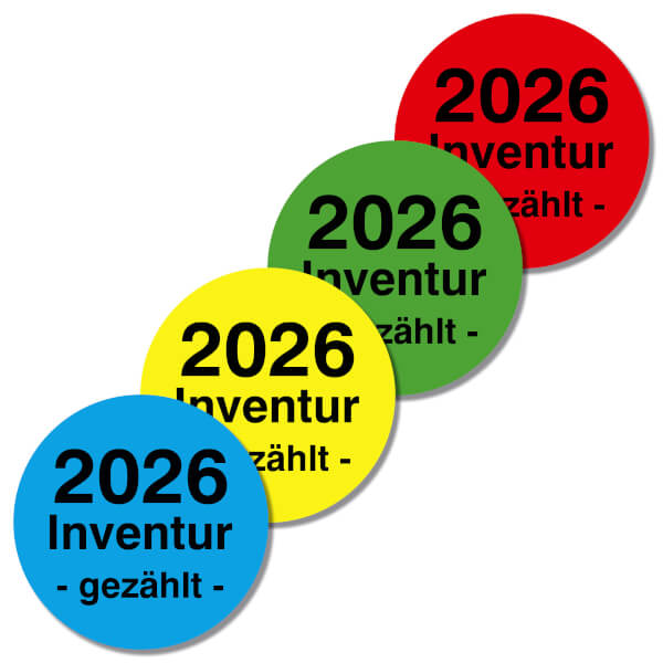 Inventuretiketten, Inventuraufkleber 2024 Inventur gezählt - Durchmesser 50 mm - 1000 Stück (Leuchtgrün Inventuretiketten, Inventuraufkleber 2024 Inventur gezählt - Durchmesser 50 mm - 1000 Stück (Leuchtgrün
