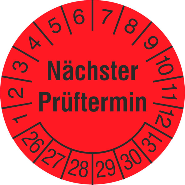 Prüfplakette Nächster Prüftermin