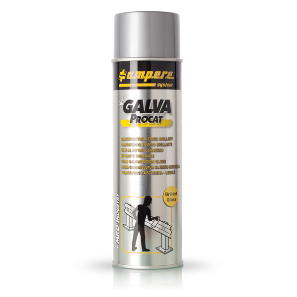 Galva Procat Zinkspray Glänzend schützt effektiv vor Korrosion und Oxidation von Metallen