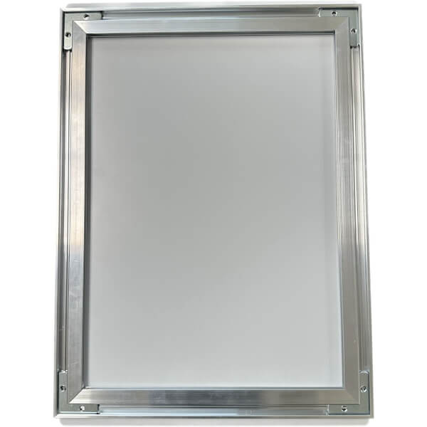 Aufhänge - Rückrahmen für Schilder und Bilder Wandbefestigung mit stabiler Schraubwinkel - Verbindungen