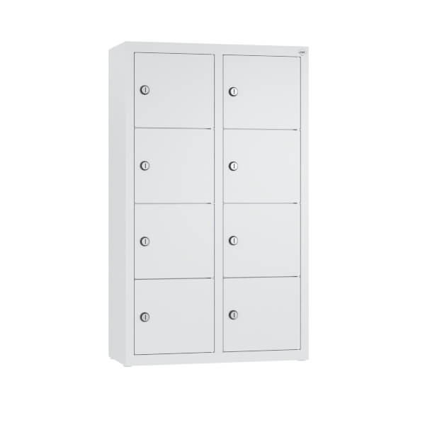 C+P Kleingefachschrank S 4000 Intro belastbarer Stahlschrank mit 8