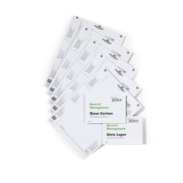 CLICK SIGN Door Sign Refill Din A6 bedruckbare Einsteckschilder für Türschilder zur Beschriftung