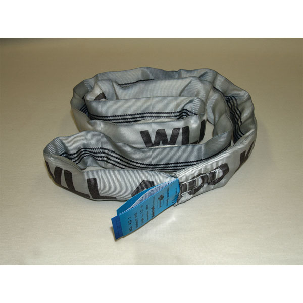 Rundschlinge 2 M – WLL 4000 Kg, Grau, Polyester – Sicherheitsfaktor 7:1, EN 1492-2, TÜV-geprüft – Für Kran & Hebezeug