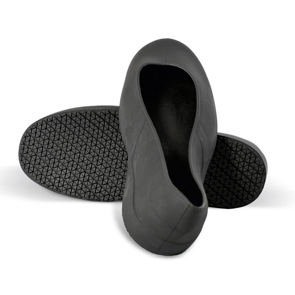 HAKOTOM 3 Paare Wiederverwendbar Schuhüberzieher Anti Rutsch Überschuhe Mehrweg Schuhüberzug überzieher Überziehschuhe Staubfrei Shoe Cover Hülle für Erwachsen Unisex schwarz