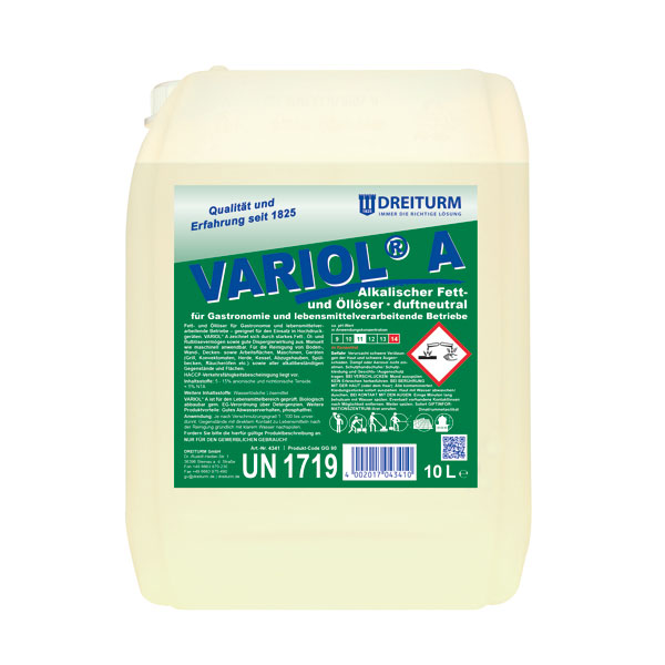 DREITURM Variol A Fett - und Öllöser für Gastronomie und lebensmittelverarbeitende Betriebe