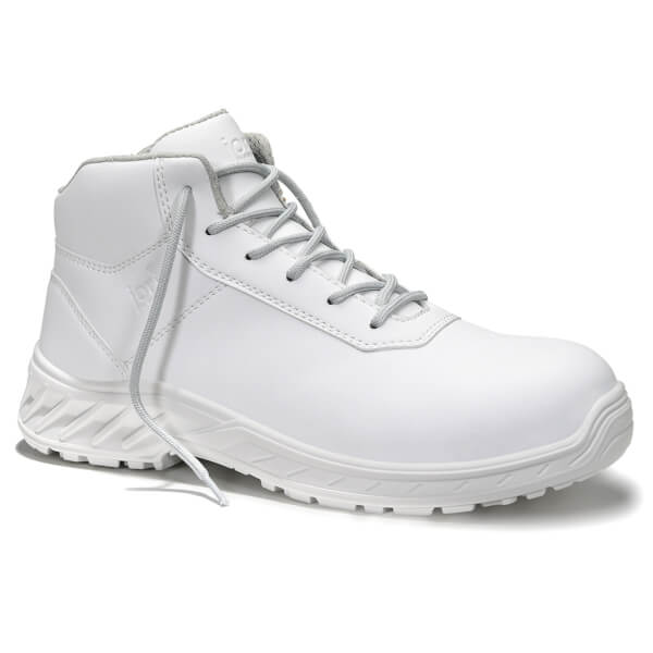 Jori Sicherheitsstiefel Clean Loop weiß ESD S3, mid Kunststoffkappe, geschlossene, gepolsterte Lasche