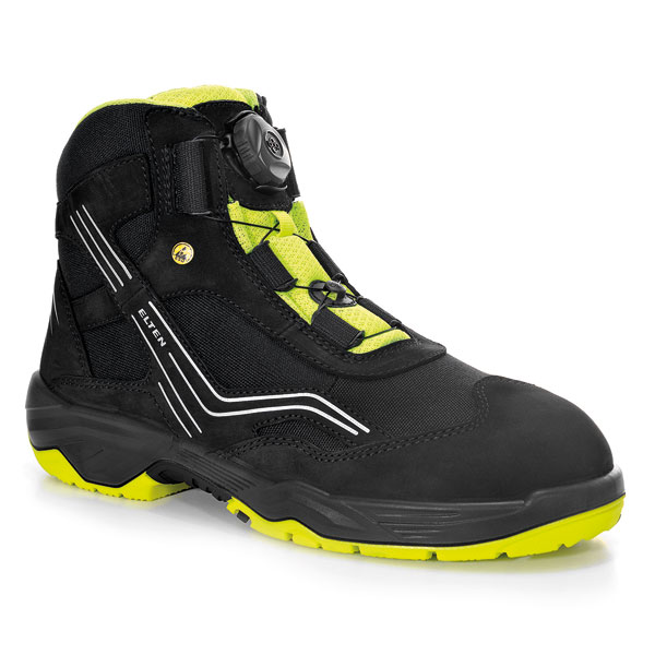 Elten Sicherheitsschuhe AMBITION BOA® Mid ESD S2 Sicherheitsstiefel mit BOA® - Verschlusssystem