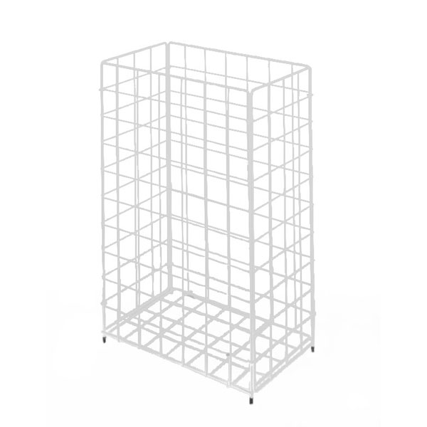 Waschraumhygiene CWS Papierkorb, weiß, schwarze Kunststofffüße,