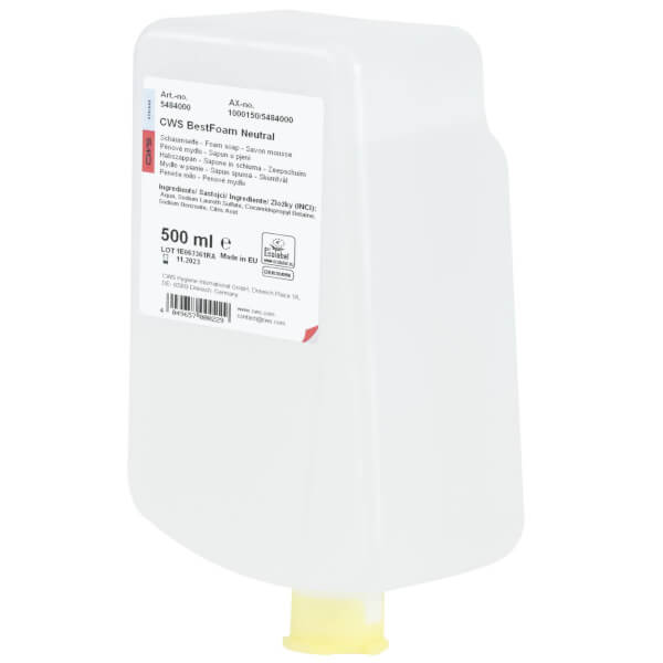 CWS 5484000 Seifenkonzentrat Best Foam Neutral für CWS Seifenspender Paradise Foam Slim