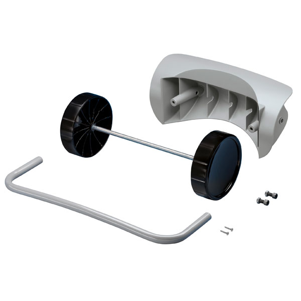 Abfallbehälter Zubehör Hailo Mobilset für Wertstoffbehälter: Radsatz mit Handgriff,