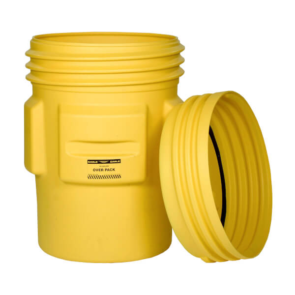 Justrite Gefahrstoff - Eimer mit Schraubdeckel Laborbehälter für die Aufbewahrung von chemischen Feststoffen und Flüssigkeiten